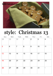 full year Christmas calendar