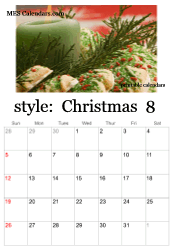 August Christmas calendar