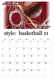 November basketball calendar