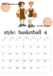 April basketball calendar