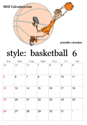 June basketball calendar
