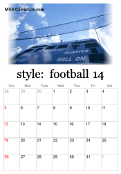 printable football calendar