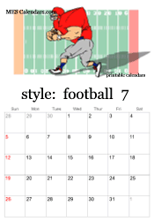 July football calendar