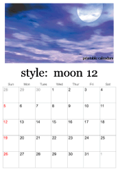 December moon calendar