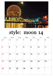 printable moon calendar