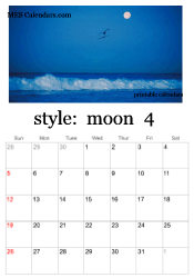 April moon calendar