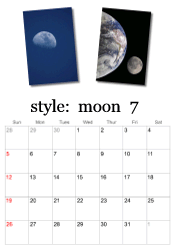July moon calendar