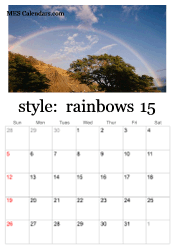2024 rainbow calendar