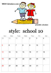 October school calendar