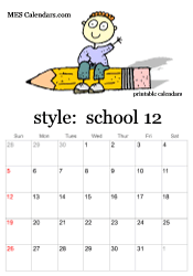 December school calendar
