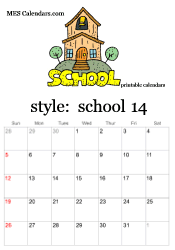printable school calendar