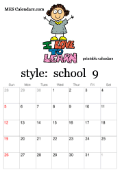 September school calendar