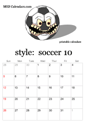 October soccer calendar