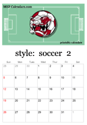 February soccer calendar