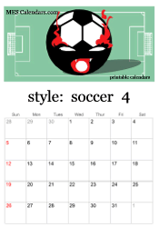 April soccer calendar