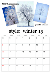 2024 winter photo calendar