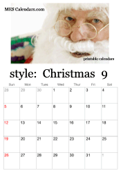 September Christmas calendar