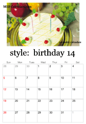 printable birthday calendar