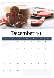 Wrapped gifts December calendar