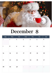 Festive dog December calendar