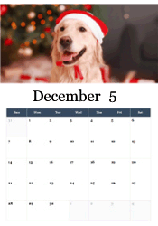 Santa's boots December calendar