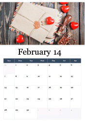 Vintage envelopes with heart decorations and wax seal - romantic love letters February calendar