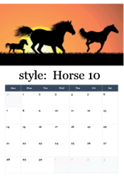 Silhouetted horses running against vibrant orange sunset