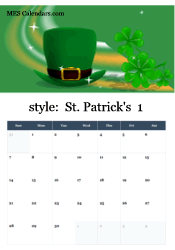 Green leprechaun hat with gold buckle and lucky shamrocks on emerald background celebrating Irish heritage