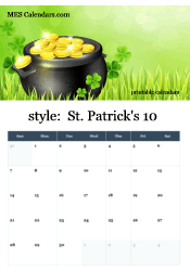 Enchanted pot of gold with shamrocks in grass representing leprechaun magic and Irish folklore treasure legends