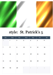 Beautiful Irish flag waving with green white orange colors representing Irish pride and national heritage