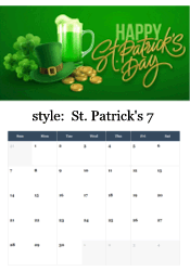St. Patrick's Day celebration with beer shamrocks gold coins and leprechaun hat showing festive Irish party atmosphere